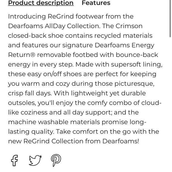 Women’s ReGrind Lightweight Slip-On Energy Return Technology Dearfoams sneakers - Picture 6 of 13